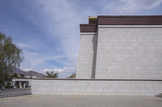 西藏博物馆外墙