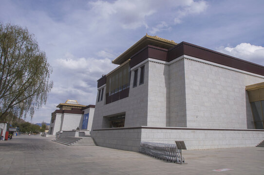 西藏博物馆外景局部