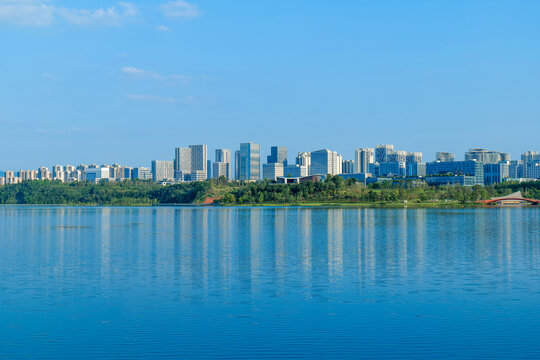 四川成都天府新区兴隆湖公园