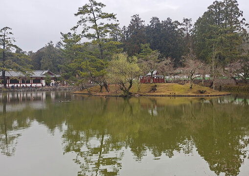 日本奈良东大寺镜池