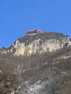 云台山冬天