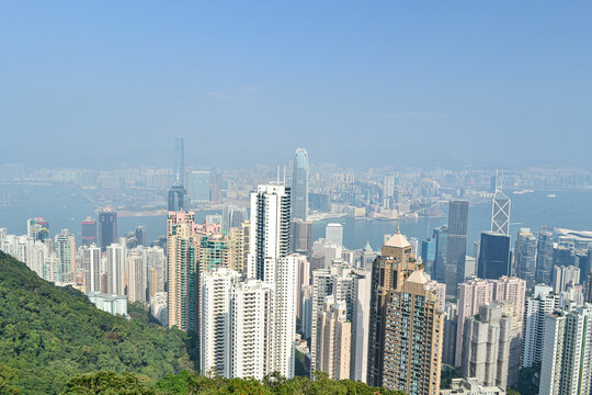 香港太平山全景