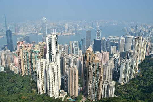 香港太平山全景