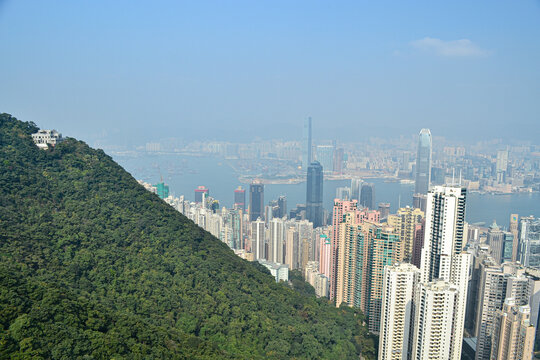 香港太平山全景