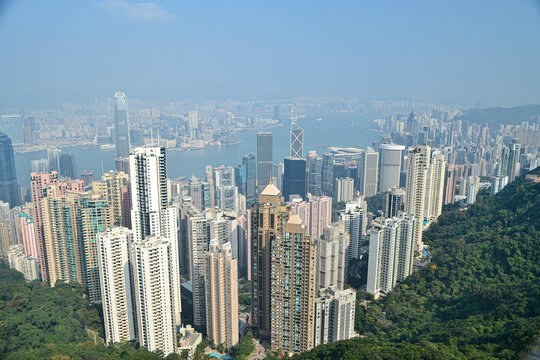 香港太平山全景