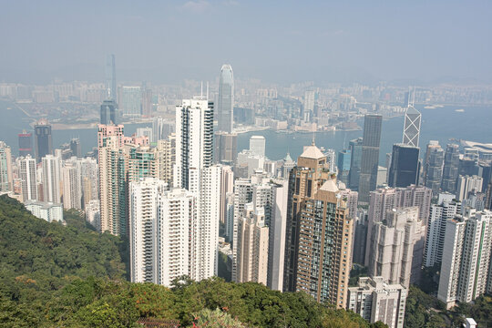 香港太平山全景