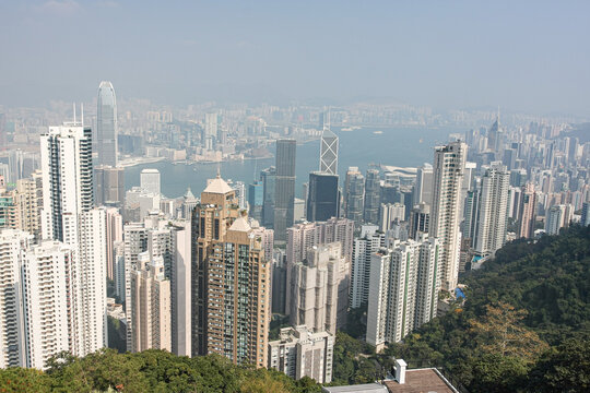 香港太平山全景