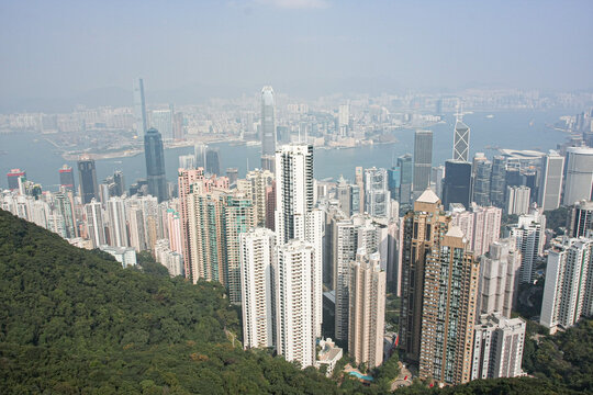 香港太平山全景