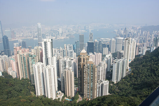 香港太平山全景