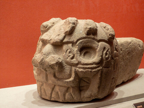 博物馆展出的秘鲁印加文物