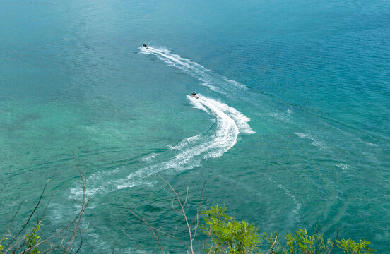广西北海涠洲岛火山岛大海游艇