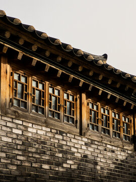 韩国首尔古建筑韩屋