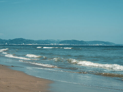 海洋海滩海边大海海浪