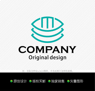 M字母logo设计