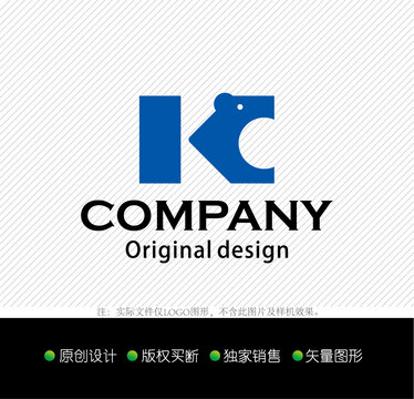 K字母logo设计