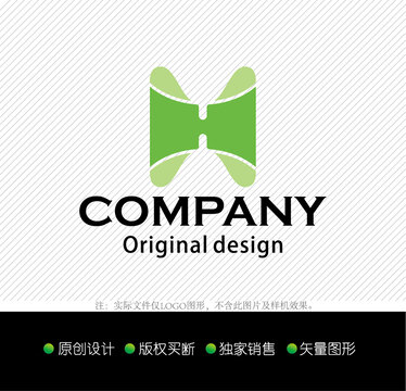H字母logo设计