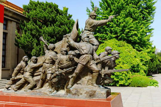 淮海战役纪念馆雕塑