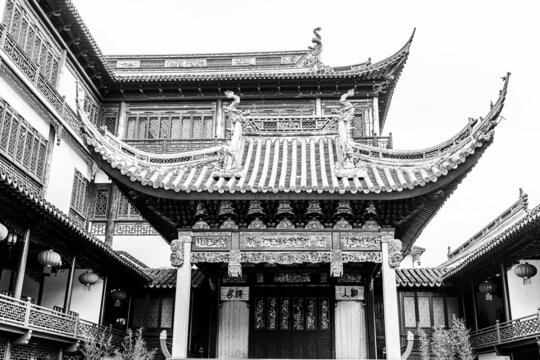 上海豫园建筑特写