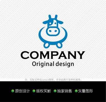 奶牛logo