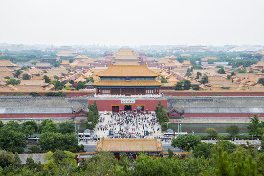 白天的天安门城楼