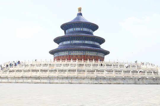 北京天坛公园的白天美景