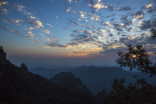 湖北十堰武当山风景区风光