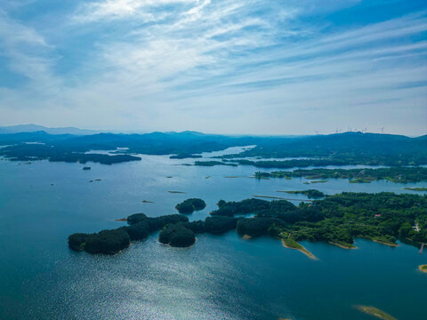 鲇鱼山水库中原千岛湖