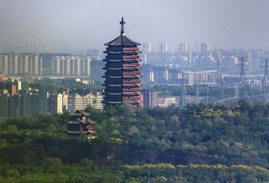 北京石景山区古塔