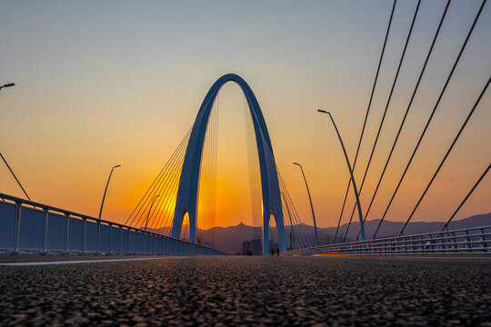 北京首钢大桥风光
