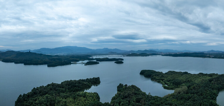 池州平天湖的傍晚