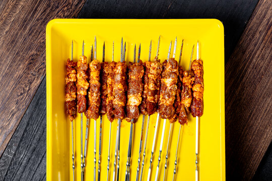 烧烤牛肉串