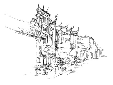 湖南黔阳古城建筑