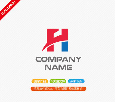 HF字母LOGO