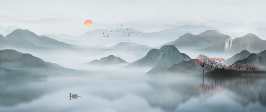 山水画