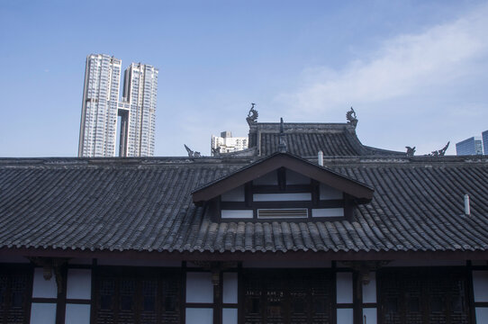 仿古建筑屋顶