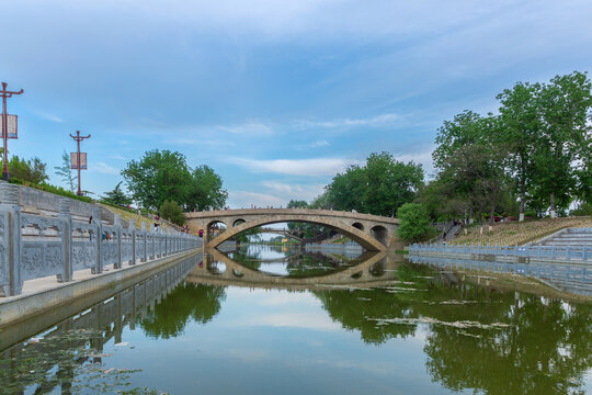 赵州桥自然风光