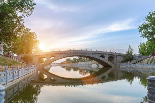 赵州桥自然风光