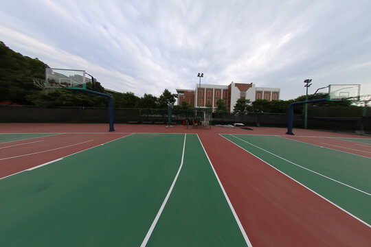 郑州大学体育学院篮球场