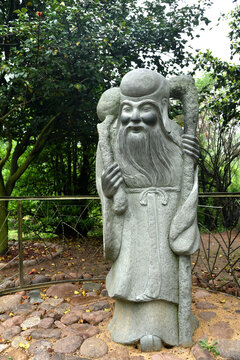 寿星老人雕塑