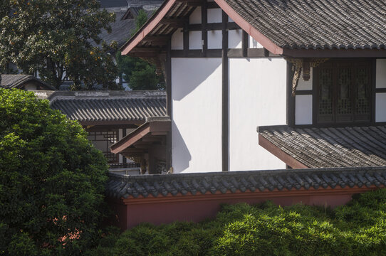 传统中式建筑一角