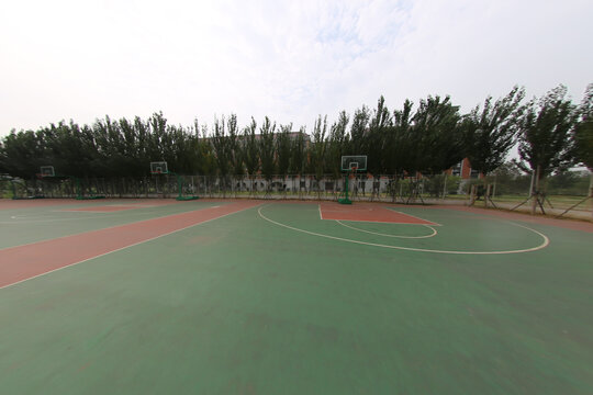 渤海大学滨海校区篮球场