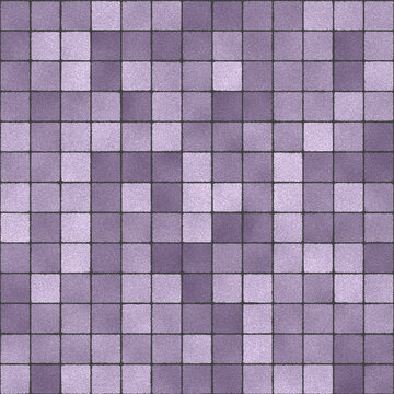 紫色马赛克砖墙
