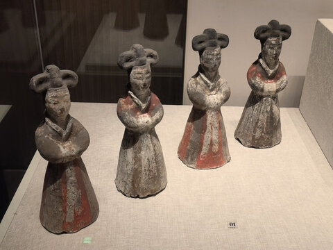 陕西历史博物馆女陶俑