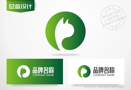 猫咪logo猫标志