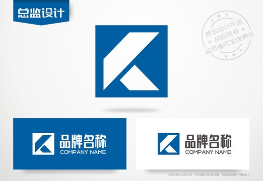 字母K设计logo