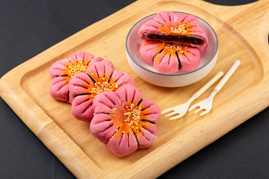 桃花酥中式糕点