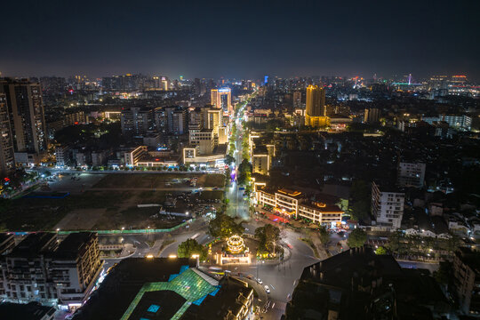 揭阳进贤门夜景