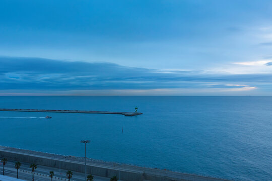 西班牙巴塞罗那海港