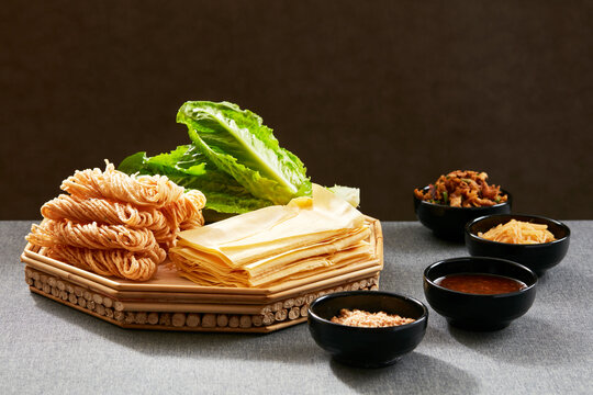 虾米茶馓卷饼