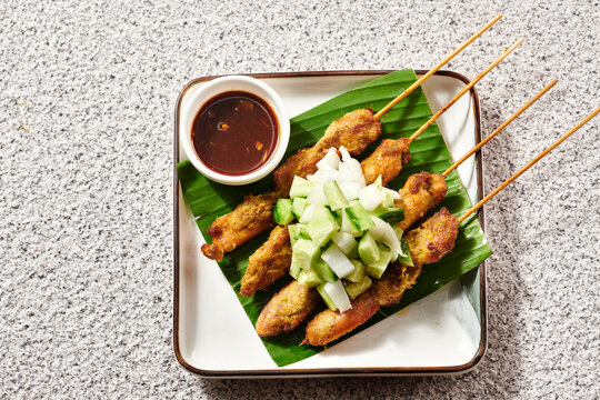 沙爹鸡肉串